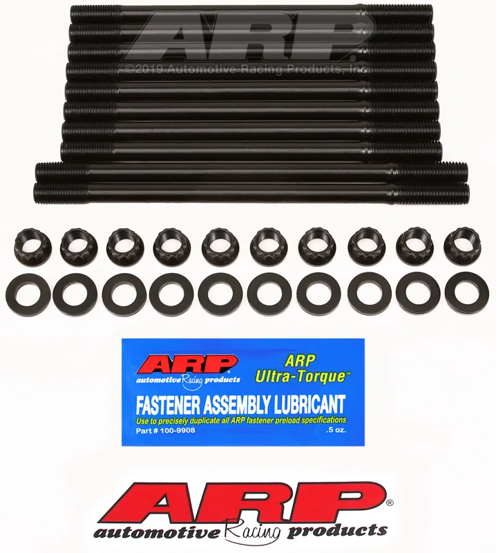 208-4302 – ARP Cylinder Head Stud, For Use With Acura 12 Point Nuts With Undercut Studs Black Oxide Chrome Moly